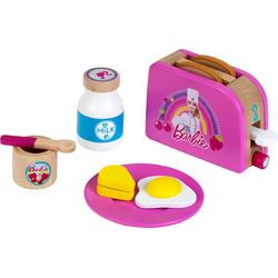 BarbieTM - Broodrooster, hout | Incl. accessoires | Accessoires voor kinder- en speelkeuken | Speelgoed voor kinderen vanaf 3 jaar